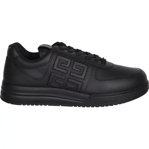 Schwarze Sneakers 4G-Logo Geprägt , Herren, Größe: 39 EU - Givenchy - Modalova