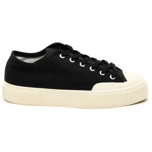 Works Low Cut Sneakers , female, Sizes: 6 UK, 7 UK - Superga - Modalova