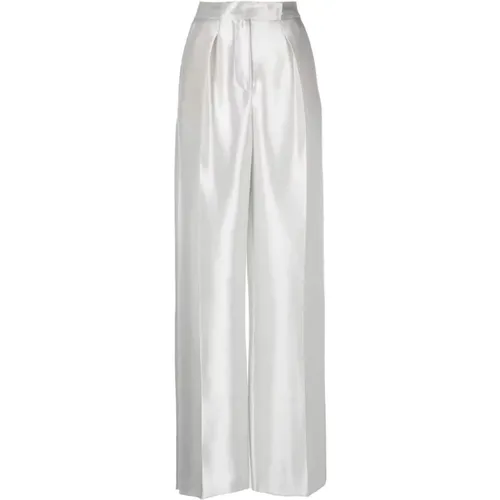 Bridal Collection Silk Trousers , female, Sizes: S, M, XS - Max Mara - Modalova