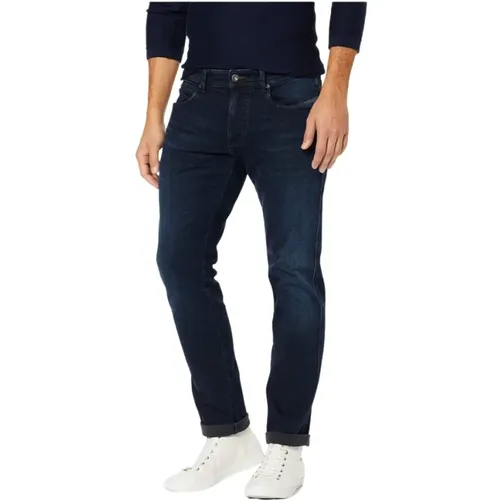 Straight Leg Jeans 5-Pocket Madison , Herren, Größe: W33 L30 - camel active - Modalova