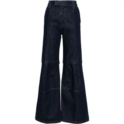 Denim Trousers , female, Sizes: W24, W26, W25 - Darkpark - Modalova