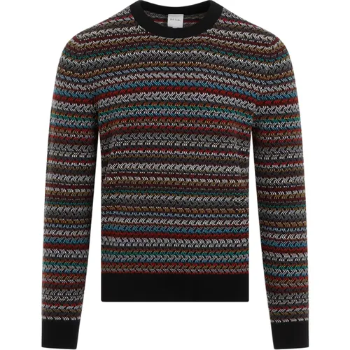 Colorful Crew Neck Sweater , male, Sizes: S, XL - PS By Paul Smith - Modalova