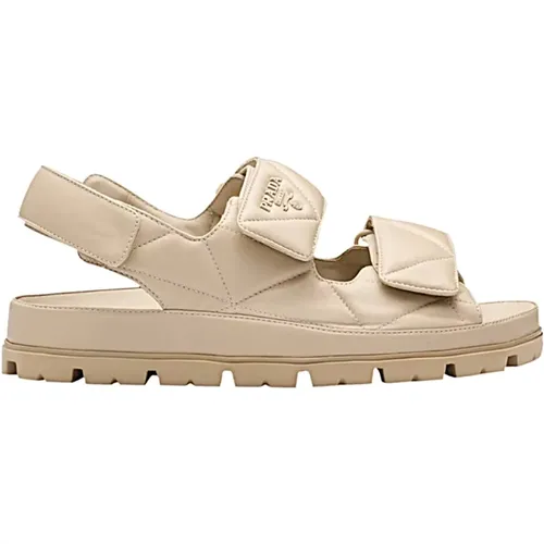 Stylish Sandals for Summer Outfits , male, Sizes: 3 1/2 UK - Prada - Modalova