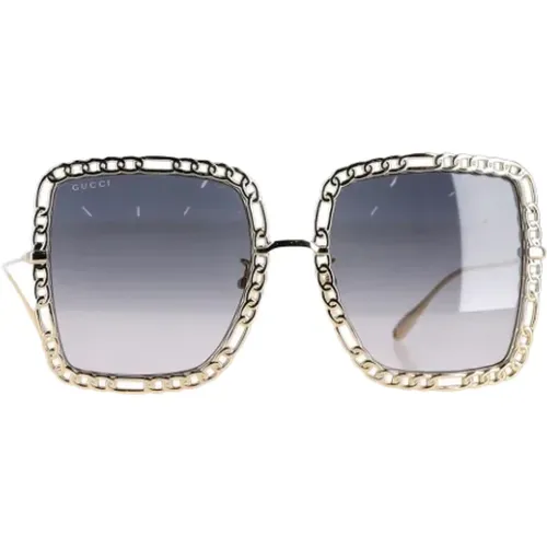 Pre-owned Metal sunglasses , female, Sizes: ONE SIZE - Gucci Vintage - Modalova