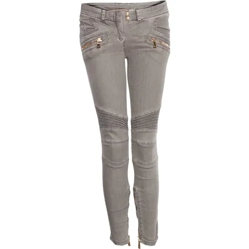 Biker jeans , Damen, Größe: XS - Balmain Pre-owned - Modalova