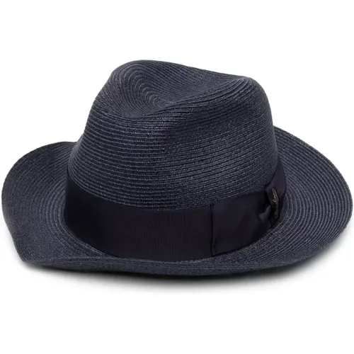 Men`s Accessories Hats Caps Ss23 , male, Sizes: 55 CM - Borsalino - Modalova