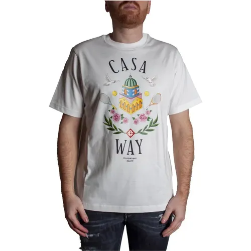 Casa Way T-Shirt mit Druck - Casablanca - Modalova