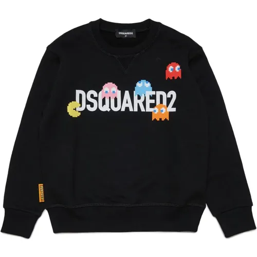 Sweatshirt mit ikonischem Pac-Man-Print - Dsquared2 - Modalova