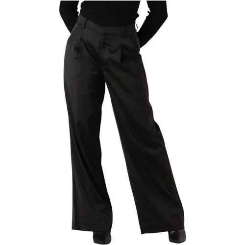 Schwarze elegante Hose für Frauen - Gestuz - Modalova