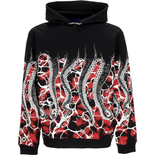 Leichter Kapuzenpullover Marmor Kapuzenpullover , Herren, Größe: XL - Octopus - Modalova