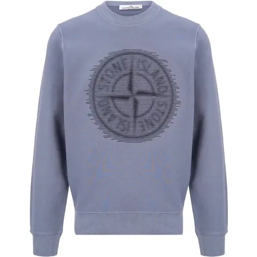 Compass Graphic Sweatshirt , male, Sizes: M, XL, L, 2XL - Stone Island - Modalova