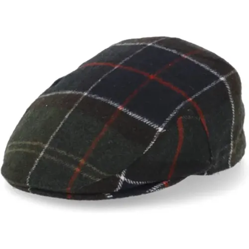 Grüne Tartan Wollmütze,Grüner Tartan Coppola Hut - Barbour - Modalova