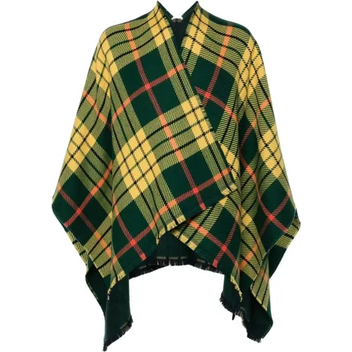 Grüne Tartan Check Cape Jacke - Vivienne Westwood - Modalova