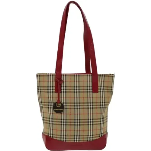 Pre-owned Canvas handbags , female, Sizes: ONE SIZE - Burberry Vintage - Modalova