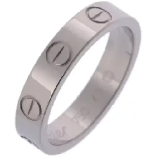 Pre-owned White Gold rings , female, Sizes: ONE SIZE - Cartier Vintage - Modalova