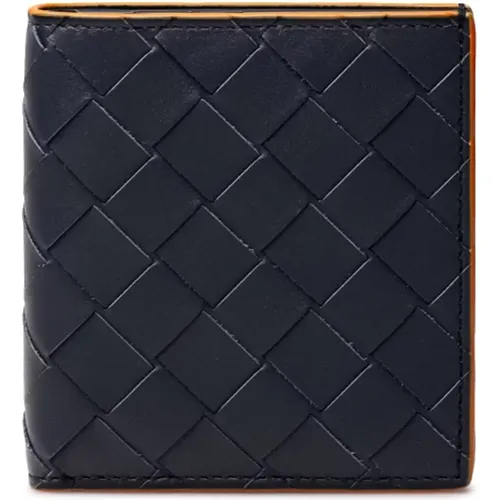 Woven Bi-Fold Wallet , male, Sizes: ONE SIZE - Bottega Veneta - Modalova