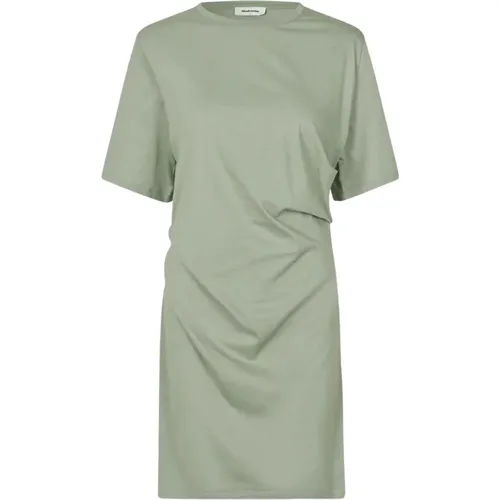 Jersey Dress with Gatherings , female, Sizes: S, M, XL, L, XS - Modström - Modalova