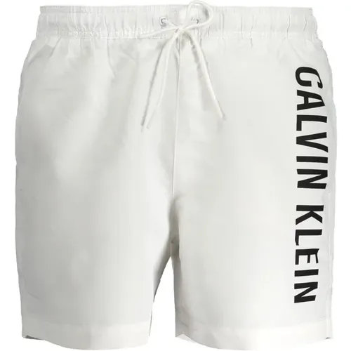 Herren Badeboxershorts Weiß , Herren, Größe: 2XL - Calvin Klein - Modalova