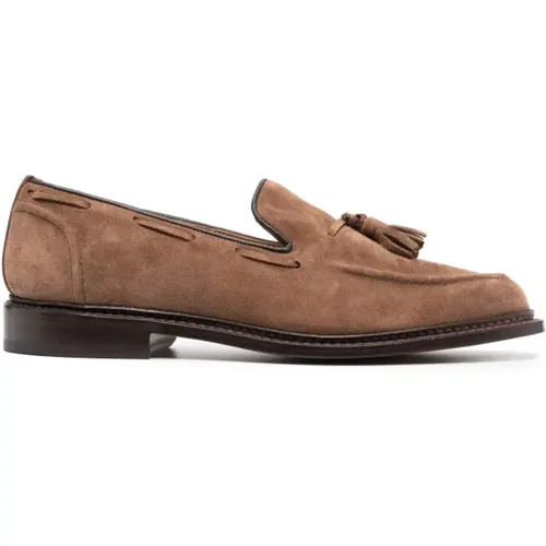 Elton Lace UP Castorino Shoes , male, Sizes: 8 UK - Tricker's - Modalova