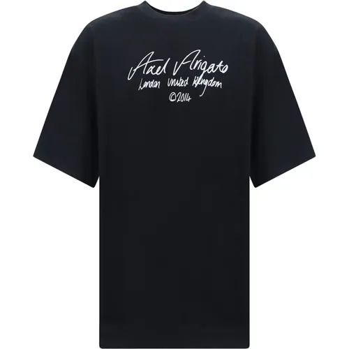 Cotton Jersey Logo T-shirt , male, Sizes: M - Axel Arigato - Modalova