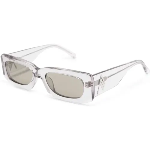 Rosa Sonnenbrille für den täglichen Gebrauch , Damen, Größe: 52 MM - Linda Farrow - Modalova