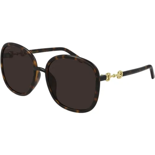 Sunglasses Gg0892Sa 002 havana havana , female, Sizes: 60 MM - Gucci - Modalova