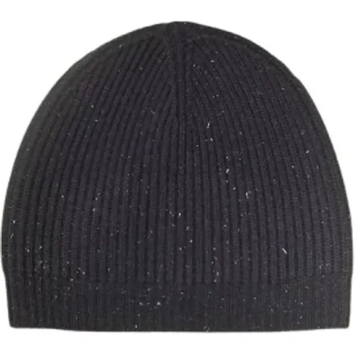 Wolle, Seide und Kaschmir und Lurex Beanie , unisex, Größe: S - PESERICO - Modalova