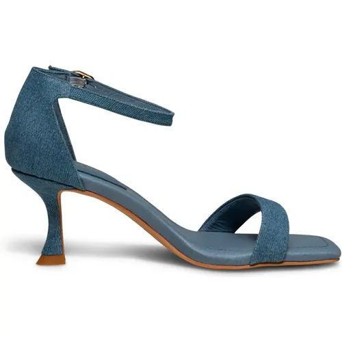 Leah Knöchelriemen-Absatz - Denim , Damen, Größe: 38 EU - Shoe the Bear - Modalova