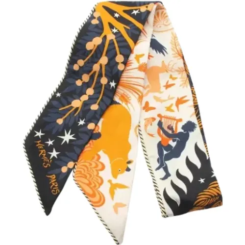 Pre-owned Silk scarves , female, Sizes: ONE SIZE - Hermès Vintage - Modalova