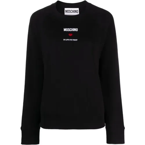 Sweatshirt , female, Sizes: S, 2XS, M, XS - Moschino - Modalova