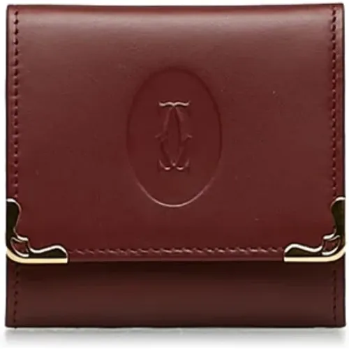 Pre-owned Leather wallets , female, Sizes: ONE SIZE - Cartier Vintage - Modalova