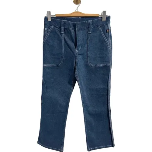 Pre-owned Cotton jeans , female, Sizes: L - Chloé Pre-owned - Modalova