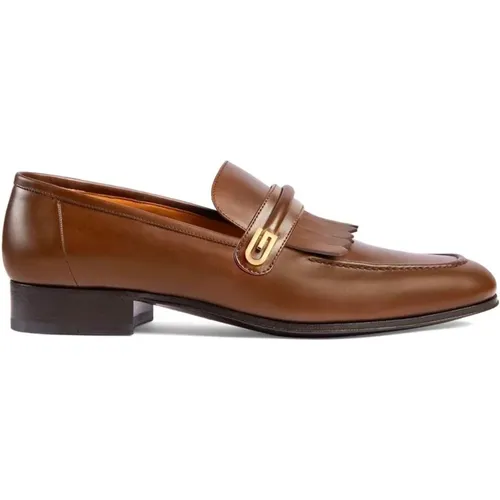 Sugar Leather Loafers , male, Sizes: 9 UK - Gucci - Modalova