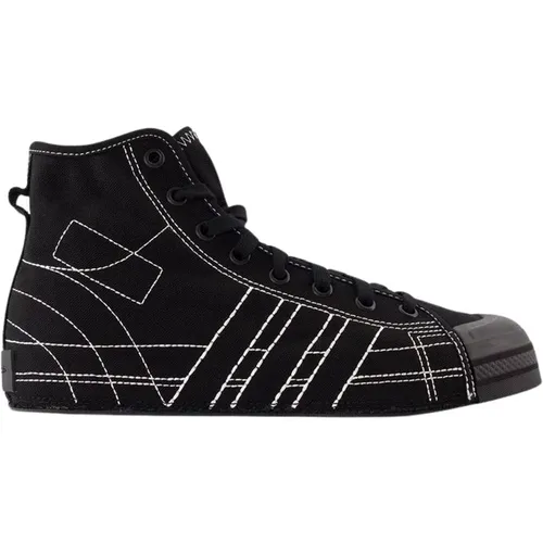 Schwarze Hi-Top Sneakers , Herren, Größe: 37 EU - Y-3 - Modalova