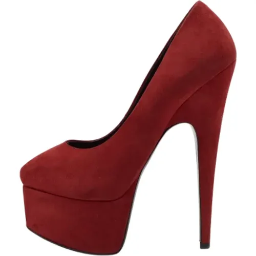 Pre-owned Suede heels , female, Sizes: 2 UK - Giuseppe Zanotti Pre-owned - Modalova