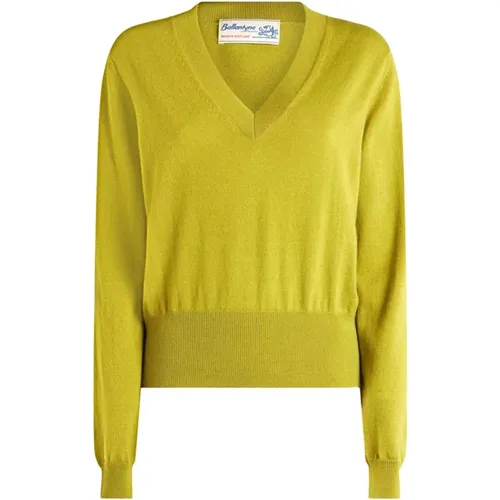 V Neck Pullover Sweater , female, Sizes: S, L, M, XS - Ballantyne - Modalova