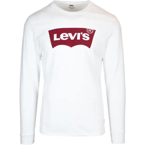 Levi's , Printed Long Sleeve T-Shirt , male, Sizes: 2XS, XS - Levis - Modalova