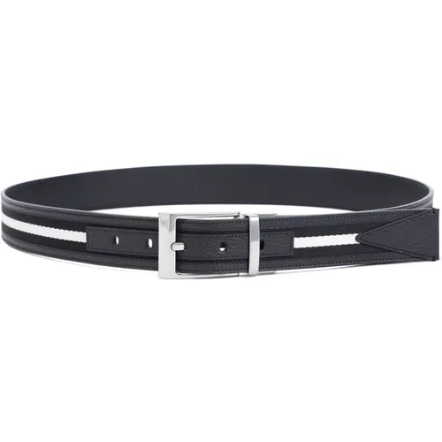 Grained Leather Belt I945P , male, Sizes: 100 CM - Bally - Modalova