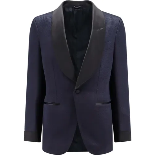 Men's Clothing Blazer Ss24 , male, Sizes: M, L - Tom Ford - Modalova
