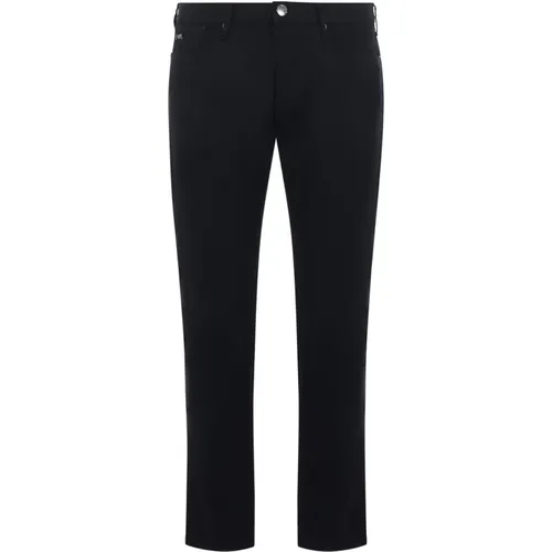 Slim-fit J06 Five-Pocket Denim Jeans , male, Sizes: W28 - Emporio Armani - Modalova