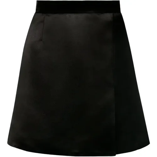 Satin A-Line Mini Skirt , female, Sizes: L, XS, M, S - Nina Ricci - Modalova