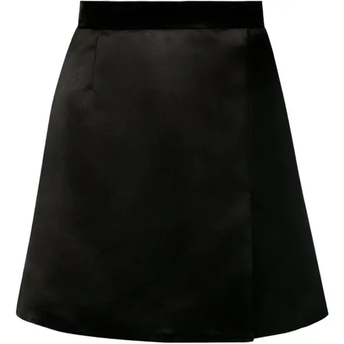 Satin A-Line Mini Skirt , female, Sizes: M - Nina Ricci - Modalova