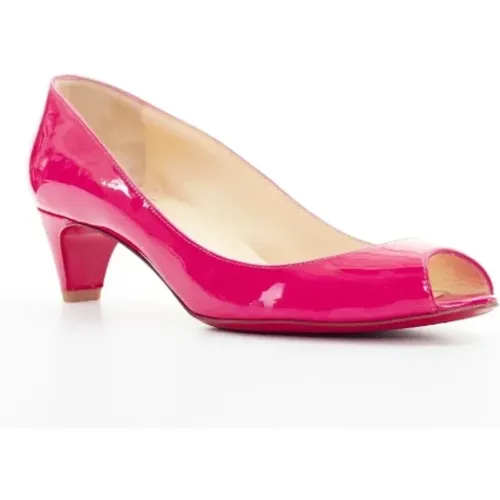 Pre-owned Leather heels , female, Sizes: 3 UK - Christian Louboutin Pre-owned - Modalova