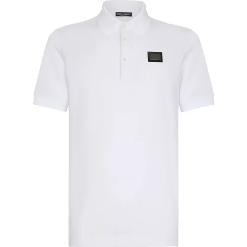 Weiße T-Shirts & Polos für Männer - Dolce & Gabbana - Modalova