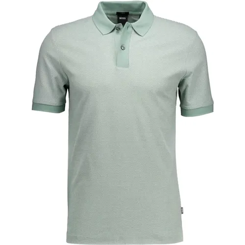 Stylish Mesh Polo Shirt , male, Sizes: 3XL, L, M, XL - Boss Black - Modalova