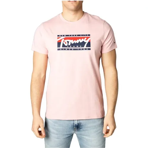 Herren Print T-Shirt - Tommy Jeans - Modalova