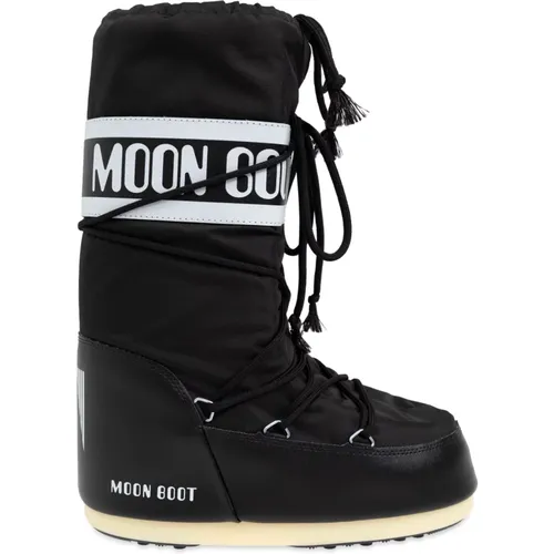 Snow boots Icon Nylon , female, Sizes: 6 UK, 2 UK - moon boot - Modalova