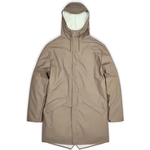 Windproof Long Jacket , female, Sizes: S, L, M, XS - Rains - Modalova