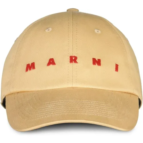 Cap mit Logo-Stickerei Marni - Marni - Modalova