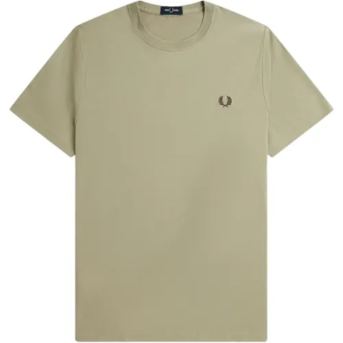 Graue T-Shirts und Polos Fred Perry - Fred Perry - Modalova